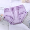 thumbnail image 3 of Bragas de algodón para mujer, ropa interior de talla grande, ropa interior de cintura alta para llevar el vientre, venta al por mayor, YZTQ668, 3 of 4