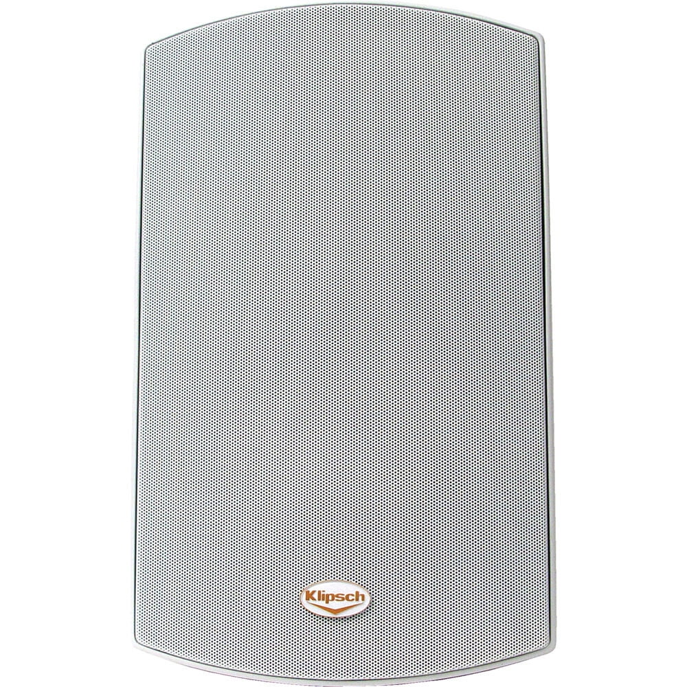 Klipsch AW-650 2-Way All-Weather Outdoor Speakers, 340W Peak, White, Pair