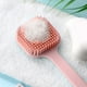 thumbnail image 4 of Cepillo de baño de silicona con mango largo para la espalda | Cepillo de masaje exfoliante con agarre antideslizante para ducha y spa | Cepillo corporal higiénico y duradero para limpiar espalda, 4 of 5