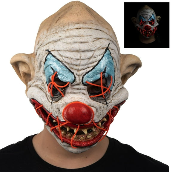 Scary Creepy Killer Clown Halloween Mask | Ghoulish Productions