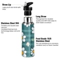 thumbnail image 3 of ALAZA Cute Daisy Flower Water Bottle Insulated Flask Stainless Steel Straw Lid 20 oz, 3 of 6