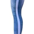 thumbnail image 3 of VSNOW Women Imitation Denim Print Jeggings Jeans High Waist Stretch Leggings, 3 of 3