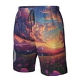 thumbnail image 4 of Fotbe Dreamy Dandelion Sunset Trajes de Baño Estampados para Hombre, Shorts de Verano de Secado Rápido, Ropa de Playa, Bañadores-Medium, 4 of 6
