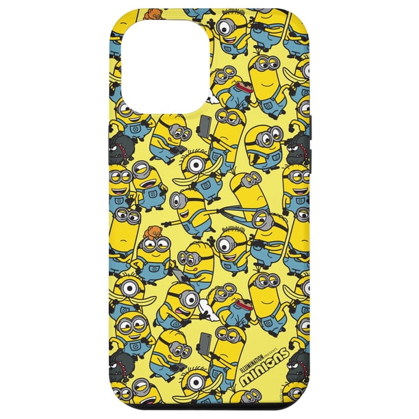 Funda de teléfono Minions All Over Design para iPhone 12 Pro Max