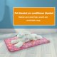 thumbnail image 3 of Lindas alfombrillas para cama de perro, forro polar de Coral suave con estampado de pata de pie, manta cálida para mascotas, alfombrilla para camas para dormir para perros pequeños y medianos y gatos Tmvgtek Oficina Multiescena Multifunción, 3 of 6