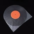thumbnail image 7 of Shoreew 50Pcs Vinyl Record Inner Sleeves Dustproof Scratch-Resistant Anti-Static Plastic Round Bottom EP Protective Sleeves, 7 of 7