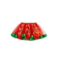 thumbnail image 3 of Qmyliery Kids Girl Skirt Outfit Baby Christmas Print Tutu Skirt with Headband Gift, 3 of 7
