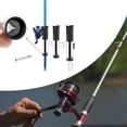 thumbnail image 6 of 3 Tube Fishing Rod Holder Pole Rest Fishing Pole Rack for Room Truck Marine Black, 6 of 8