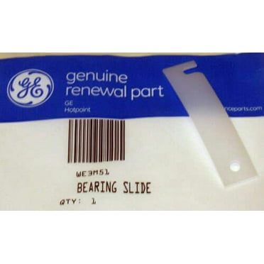 Compatible with GE WE3M51 Dryer Drum Bearing Slides Glides