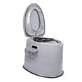 thumbnail image 1 of koolsoo Camping Toilet Detachable Inner Bucket Potty with Lid Portable Toilet for Adults Gray, 1 of 9