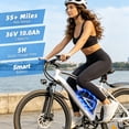 thumbnail image 3 of iScooter Electric Bike for Adults 20 Mph, 30+Miles Electric Bicycle,500W Electric Bike with 36V 10.4Ah Battery, 5-Speed, 26" Tires and Front Fork Suspension, 3 of 10