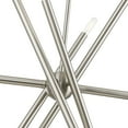 thumbnail image 2 of 46777-91 Livex Lighting Soho - 10 Light Linear Chandelier In Modern Style-24 Inches Tall and 12 Inches Wide-Brushed Nickel Finish    -Traditional, 2 of 11