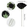 thumbnail image 3 of BKER European Style With Foam PE Black Roses 25pcs With And Support Flowers Home Flower Decoration Flowers, 3 of 4