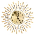 thumbnail image 1 of Reloj de metal con diamantes de imitación redondo en forma de sol, tienda de Ministerio del Interior, reloj colgante de cristal decorativo seitruly JJ15764-02, 1 of 5