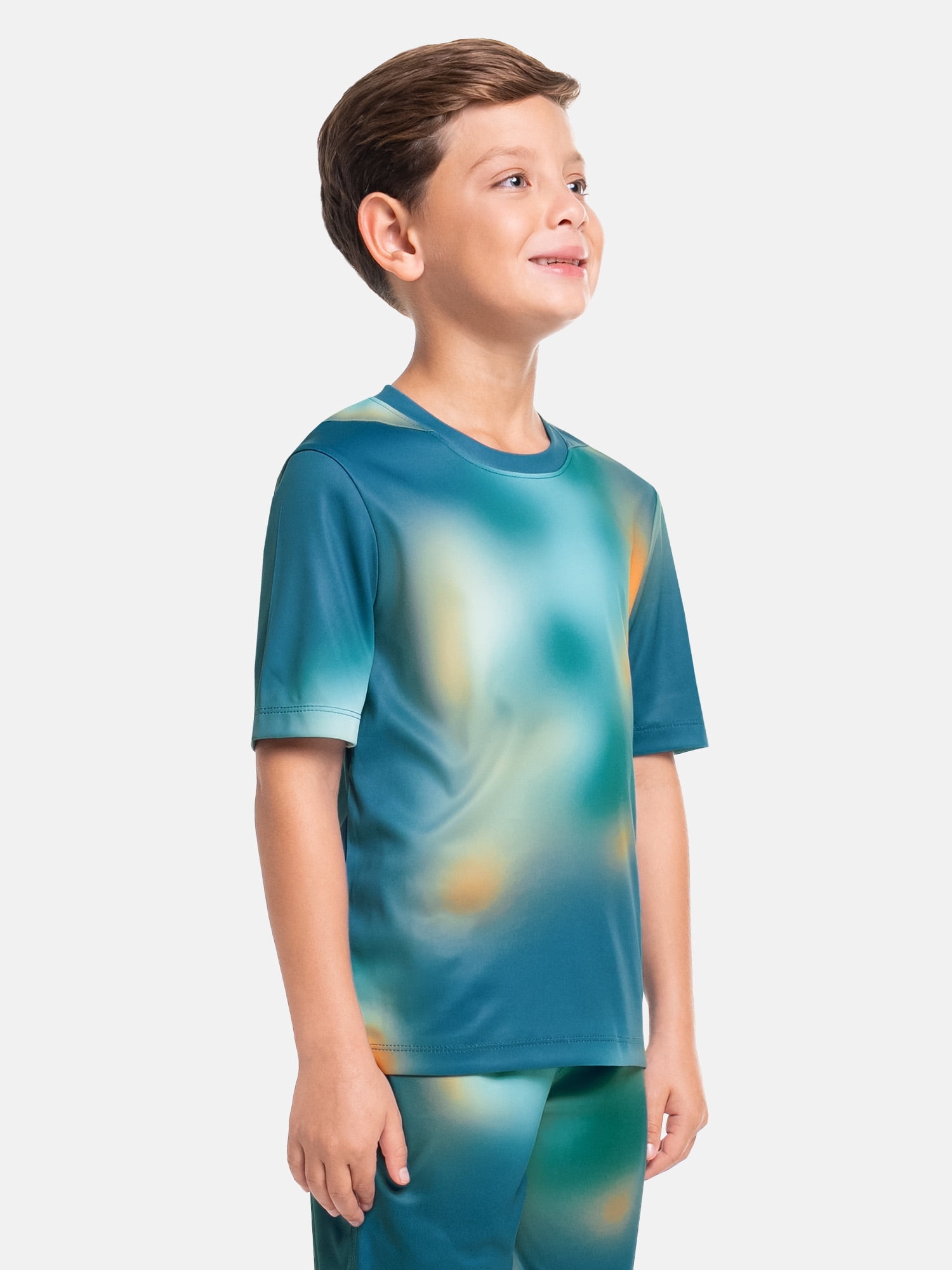 Athletic Works Boy's Short Sleeve Core Active T-Shirt 2-Pack, Sizes 4-18 & Husky