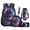 Galaxy Wolf, variant on Jeiento Galaxy Backpack Set for 9-12 Years Old 5 Pcs Wolf 17 Inch Lightweight Bookbag with Insulated Lunch Bag Pencil Case for Elementary School Gift for Son