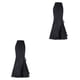 thumbnail image 2 of Minnieouse Elegante de sirena con para mujer La mujer en la morada larga negra larga blanca negra XL 1 negro XXL, 1 2Conjunto, 2 of 6