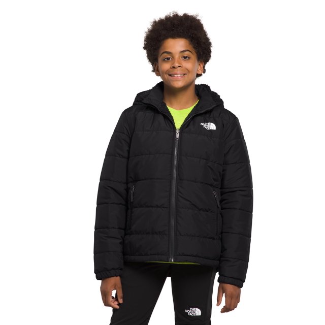 Chaqueta THE NORTH FACE para niños reversible con montura Chimbo negra XS