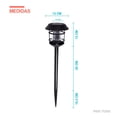 thumbnail image 2 of Set 4 Luminaria Estaca Luz Led Impermeable Recargable Jardin negro 6.49 pulg, 2 of 8