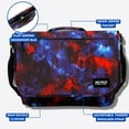 thumbnail image 5 of J World Unisex Thomas 16" Messenger Bag With Laptop Sleeve For School And Travel, Galaxy, 5 of 9