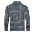 thumbnail image 4 of Mystdiy Veste à Col Imprimé pour Hommes, 4 of 5