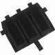 thumbnail image 2 of 56mm Triple Magazine Pouch, Tactical Magazine Pouch with Hook and Loop Closure/Black/BLK, 2 of 4