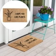 thumbnail image 2 of Clearance Sale "I HOPE YOU LIKE PLANTS" Door Mat Welcome Decor Doormat Non Slip Washable Rubber Door Rug Natural Door Mat - Easy to Clean Perfect for Front Door and Entryway - Outdoor/Indoor 16x24IN, 2 of 6
