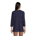 thumbnail image 2 of Lands' End Women's 3/4 Sleeve Supima Cotton Crewneck Tunic, 2 of 3