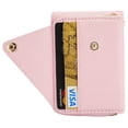 thumbnail image 4 of For Samsung Galaxy Z Flip 5 Wallet Leather Case with Card Holder Leather Phone Case For Samsung Galaxy Z Flip 5 ZFlip4 ZFlip3 Shockproof Protective Cover For Galaxy Z Flip 5, 4 of 10