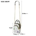 thumbnail image 2 of FORMRS Crossbody Bag for Women Quilted Travel Shoulder Cell Phone Purse with Chain Strap Handbag, Purple Birds, 2 of 7