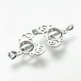 thumbnail image 3 of U8MO 10pcs Alloy Locket Pendants Hollow Pendant Cages Filigree Dangle Charms 13 Style-Pumpkin Carriage, Antique Silver, 3 of 3