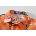 thumbnail image 5 of SSLR Big Boys Flamingos Hawaiian Shirt Button Down Shirt Short Sleeve Luau Shirt for Kids, 5 of 8