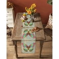 thumbnail image 5 of Vintage Butterfly Table Runner 108 Inches, Colorful Retro Butterflies Watercolor Bed Runner Dresser Scarves Tabletop for Indoor Outdoor Parties/Ceremony/Banquet, 13"x 108", 5 of 8