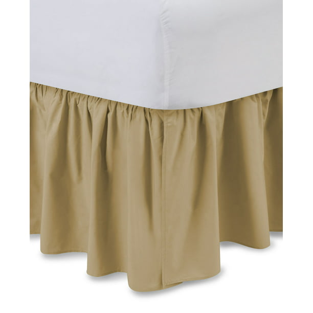 Harmony Lane Ruffled Bedskirt Olympic, Ruffled Bed Skirt Queen