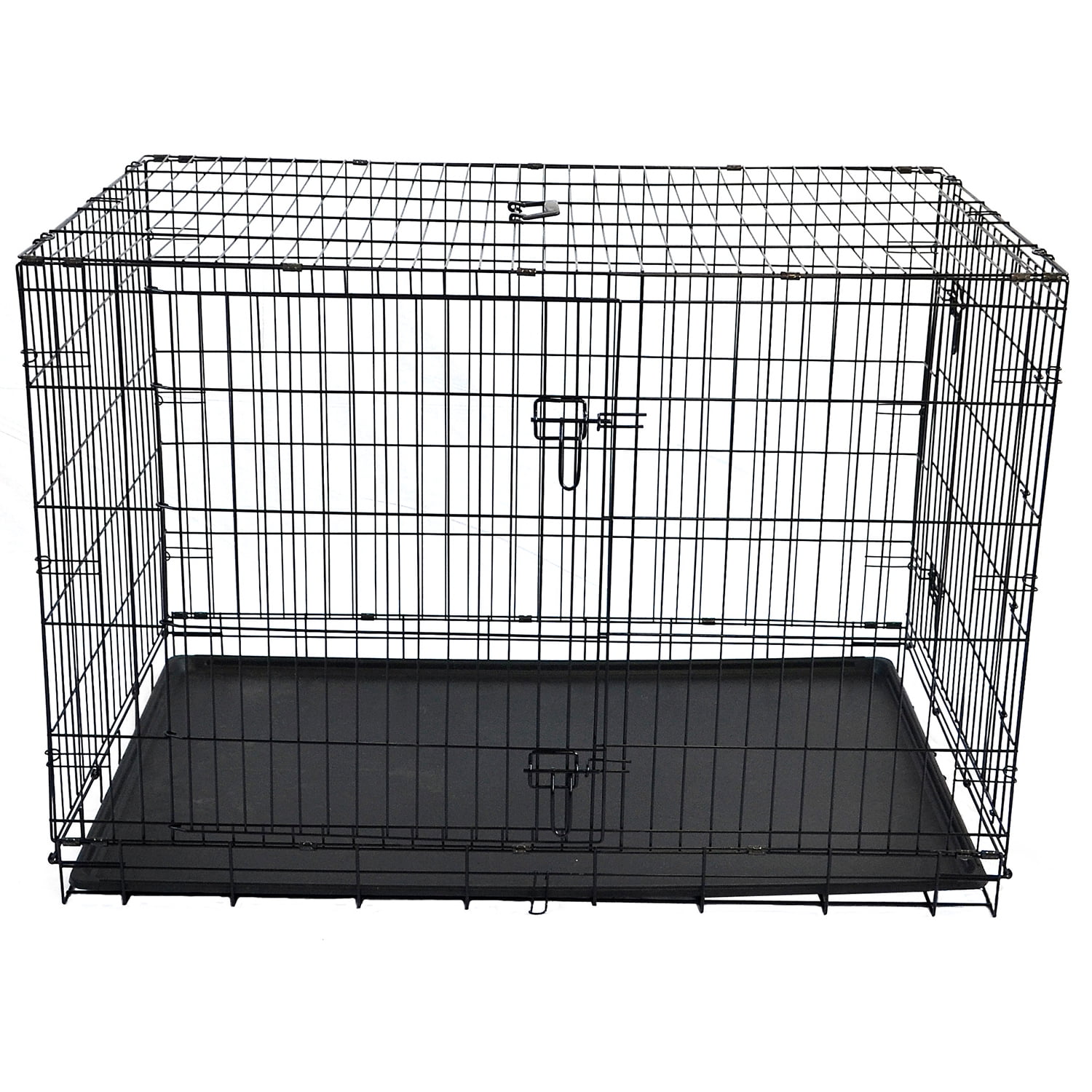 Large outdoor powder coating welded wire iron dog cages 48"Dog Crate