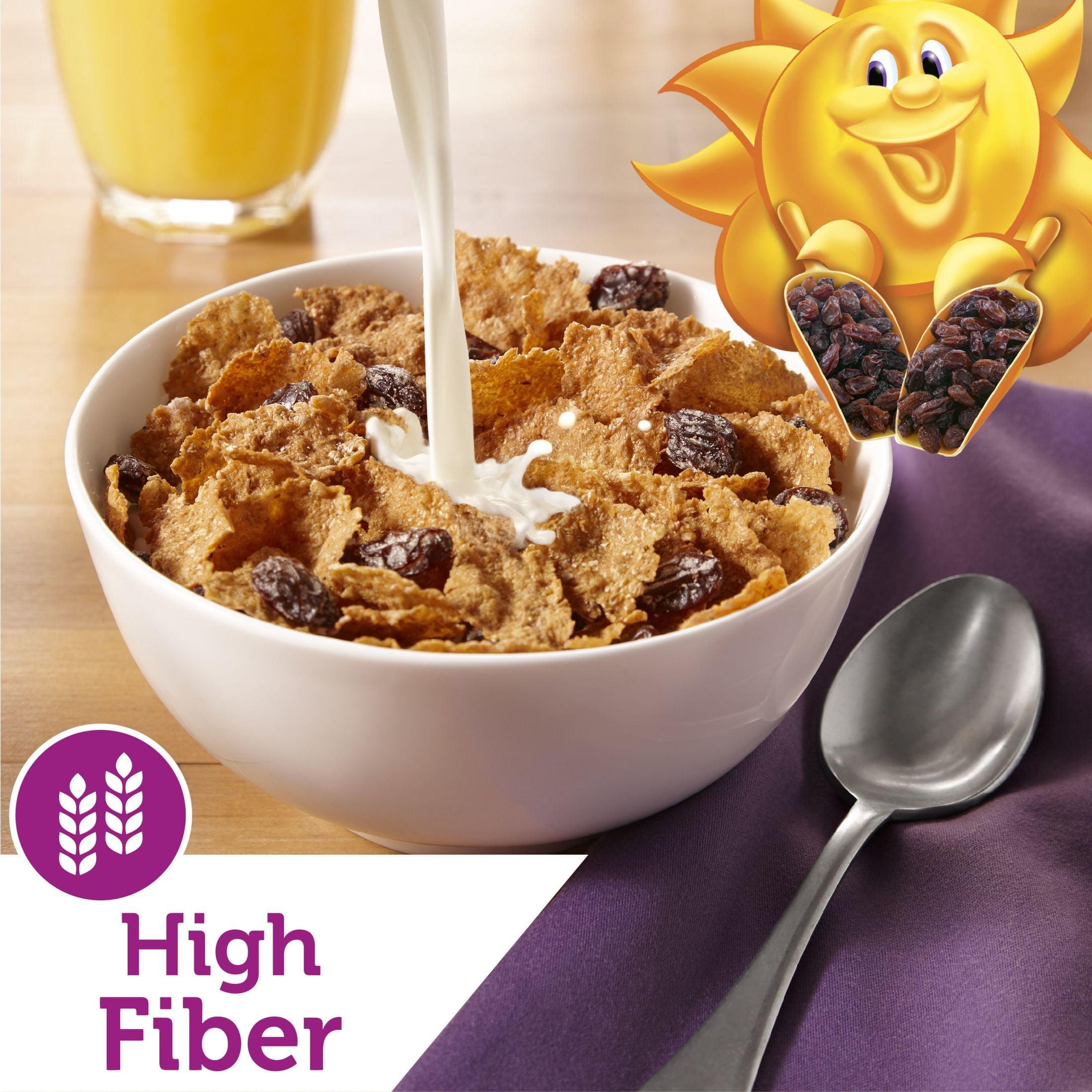 Kellogg's Raisin Bran Original Cold Breakfast Cereal, Giant Size, 37 oz Box