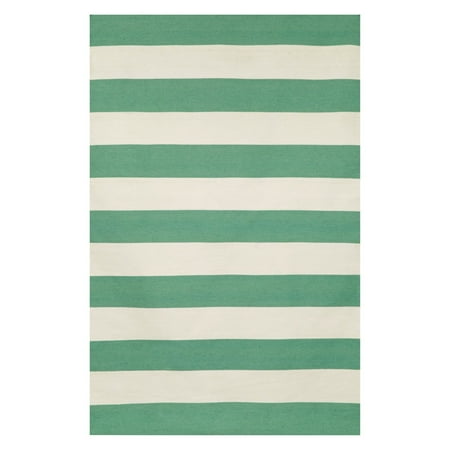 Liora Manne Sorrento 6302/04 Rugby Stripe Indoor / Outdoor Rug