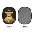 thumbnail image 2 of Pofeuu Golden Glitter And Light Print Silicone Pot Mat Mitten With Hanging Loop Heat Resistant Oven Mitts Non-Slip Bbq Baking Smoking Potholders, 2 of 7