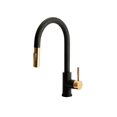 thumbnail image 5 of Dura Faucet Robinet DF-MK530SLK-MRG Utilisé pour Cuisine RV; Réducteur; Noir Mat/or Rose, 5 of 5