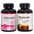 thumbnail image 1 of Kit Schisandra + Shatavari 60 Cápsulas | 1000 mg Por Porcion | Cápsulas Veganas | Dura 1 Mes | Momosie | Ingredientes Naturales | Kit Balance Hormonal, 1 of 5