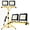 2 Adjustable Head, variant on LED Work Lights with Stand, 14000 Lumen, 2- Adjustable Work Light, Foldable Tripod, 6,500 Kelvin, Extended Cord for Outdoor & Indoor Job Sites, Workshops, Construction, Garage Lighting