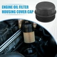 thumbnail image 2 of Unique Bargains Engine Oil Filter Housing Cover Cap 26351-3C100 for Hyundai Entourage 3.8L 2007-2008 Plastic Black, 2 of 6