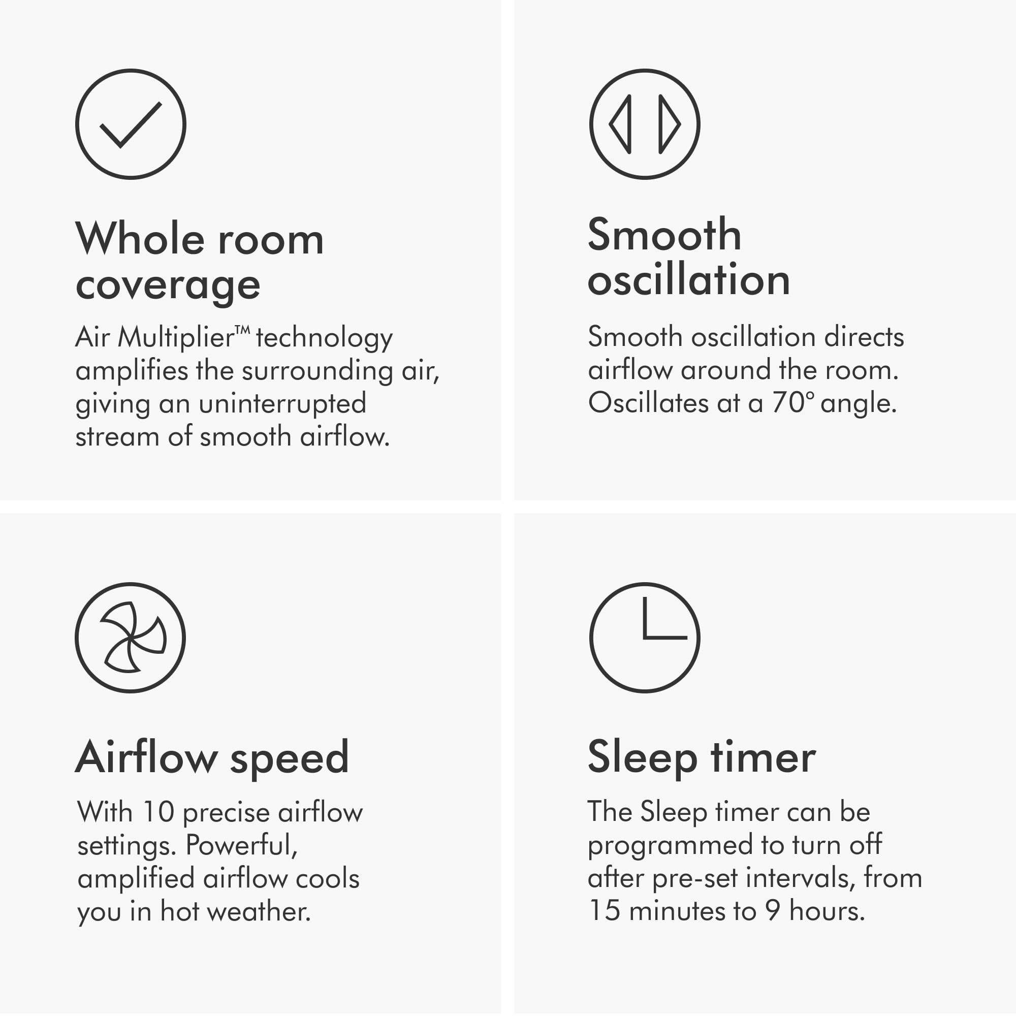 Dyson Cool™ Tower Fan AM07 | White/Silver | New