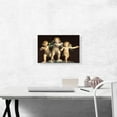 thumbnail image 2 of ARTCANVAS Three Cherubs Canvas Art Print by Bernardino Luini - Size: 18" x 12" (0.75" Deep), 2 of 9