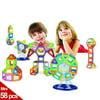 Mini Magnetic Blocks, Magnetic Toys For Kids, 58PCS Magnetic Blocks Building Set For Kids Early Educational Blocks