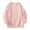 Pink, variant on gbyLJF Men's Long Sleeve Pullover Casual Color-blocking Round Neck Hoodless Sweatshirt Loose Fashion Fake Two Sport Tops for Men