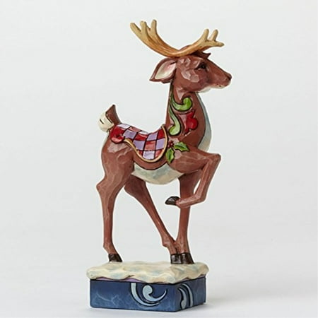 Jim Shore Donald Duck - Jim Shore Heartwood Creek Fancy Prancer Christmas Reindeer Pint Sized Figurine