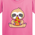 thumbnail image 4 of Inktastic Sloth Pizza Youth T-Shirt, 4 of 5