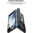 thumbnail image 4 of for Galaxy Z Fold 5 Case with S Pen Holder, Hinge Protection, 360° Ring Magnetic Kickstand, Slide Camera Cover, Front Screen Protector - Perfect for Samsung Z Fold 5 Case, Silver, 4 of 9