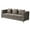 Gray, variant on Pemberly Row Velvet Sofa Modern Couch with Button-Tufted Metal Legs Black